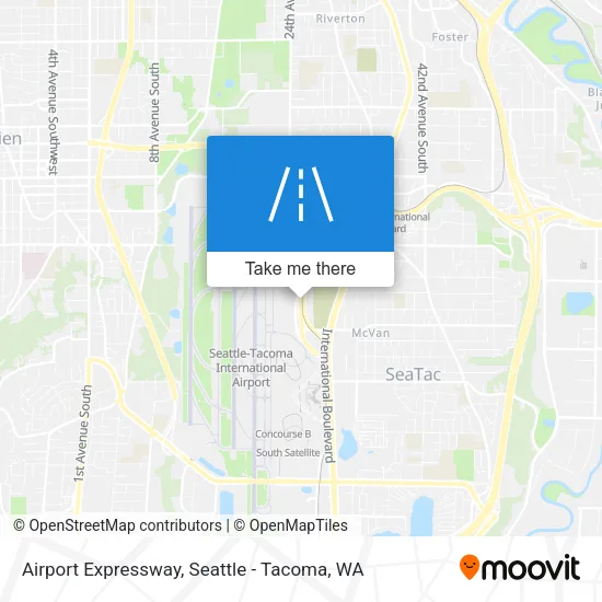 Airport Expressway map