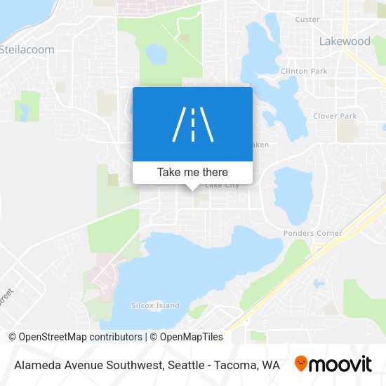 Mapa de Alameda Avenue Southwest