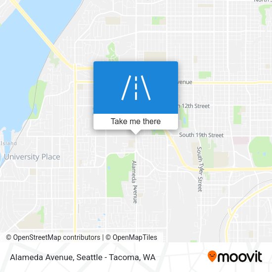 Mapa de Alameda Avenue