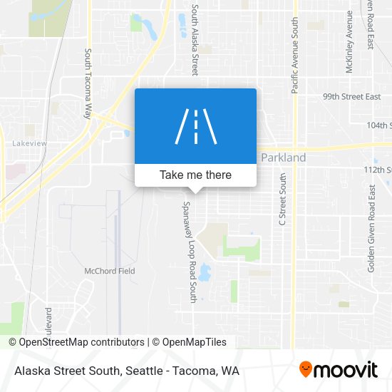 Alaska Street South map