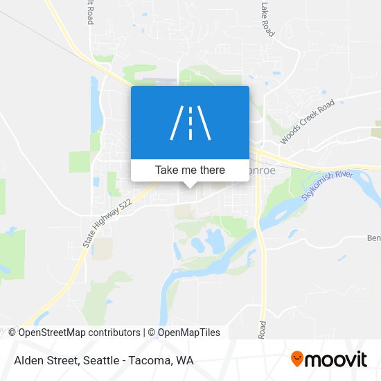Alden Street map