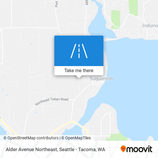 Mapa de Alder Avenue Northeast