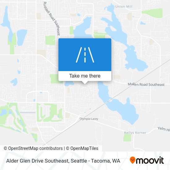 Mapa de Alder Glen Drive Southeast