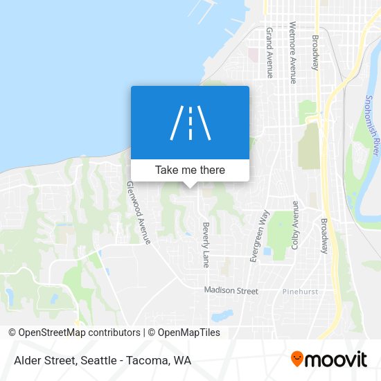 Alder Street map