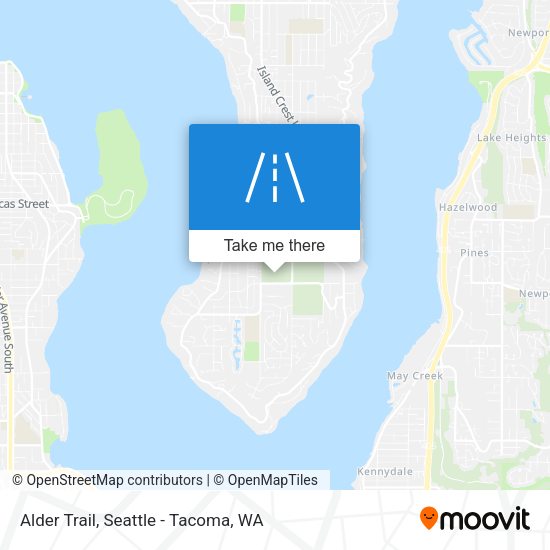 Alder Trail map