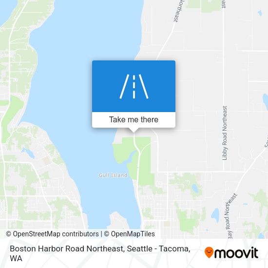 Boston Harbor Road Northeast map