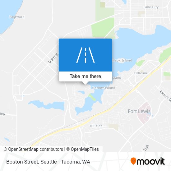 Boston Street map