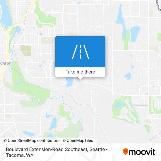 Boulevard Extension-Road Southeast map