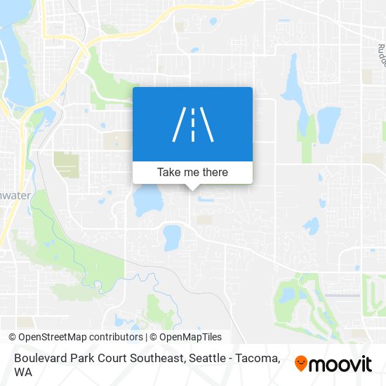 Mapa de Boulevard Park Court Southeast