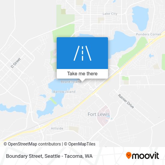 Boundary Street map