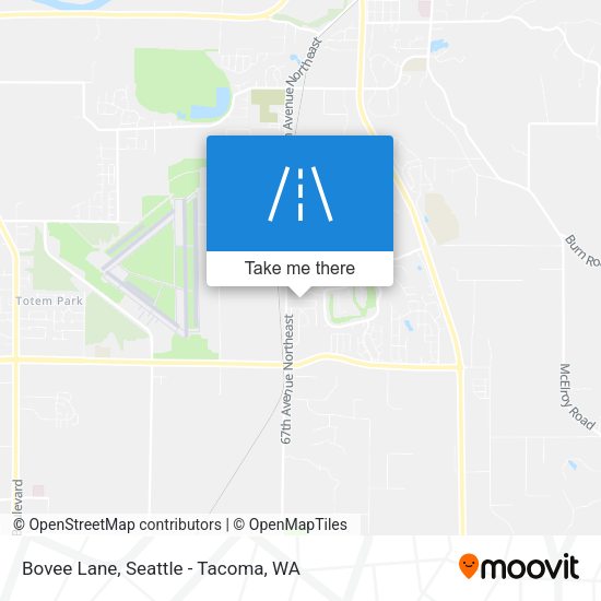 Bovee Lane map