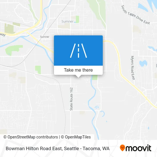 Mapa de Bowman Hilton Road East