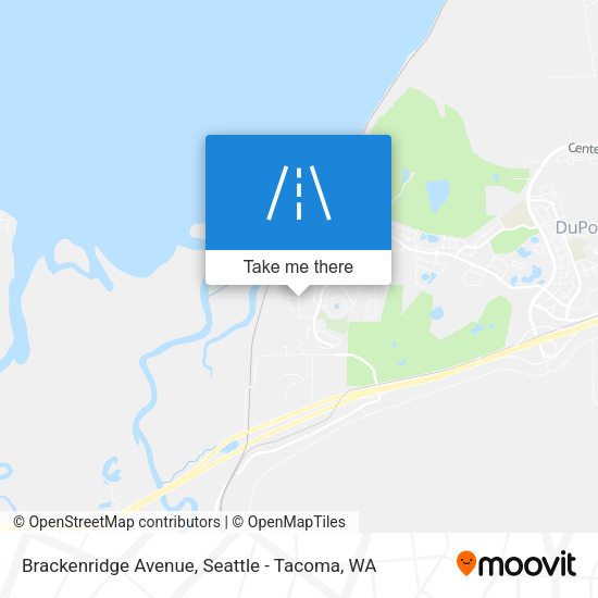 Brackenridge Avenue map