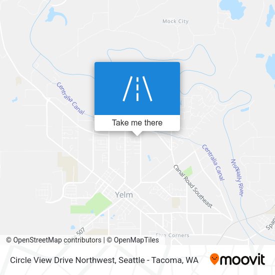 Mapa de Circle View Drive Northwest