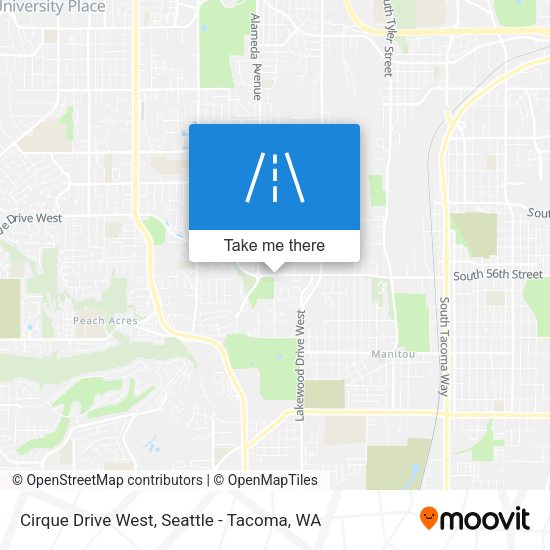 Mapa de Cirque Drive West