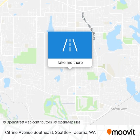 Citrine Avenue Southeast map