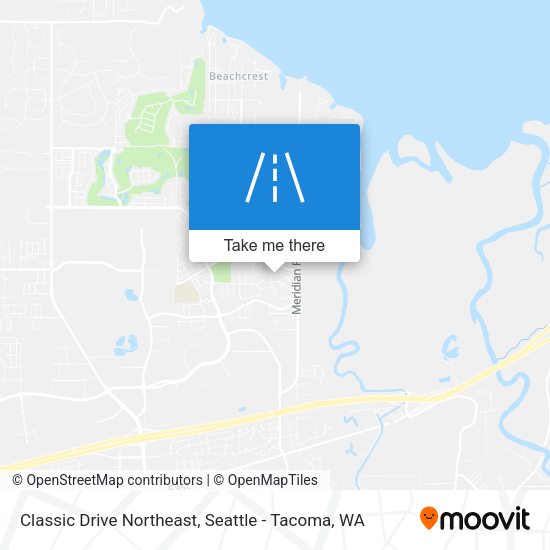Mapa de Classic Drive Northeast