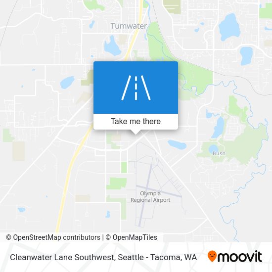 Mapa de Cleanwater Lane Southwest