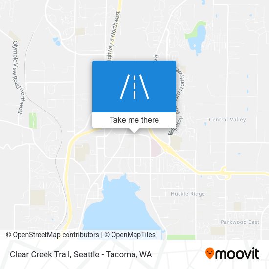 Mapa de Clear Creek Trail
