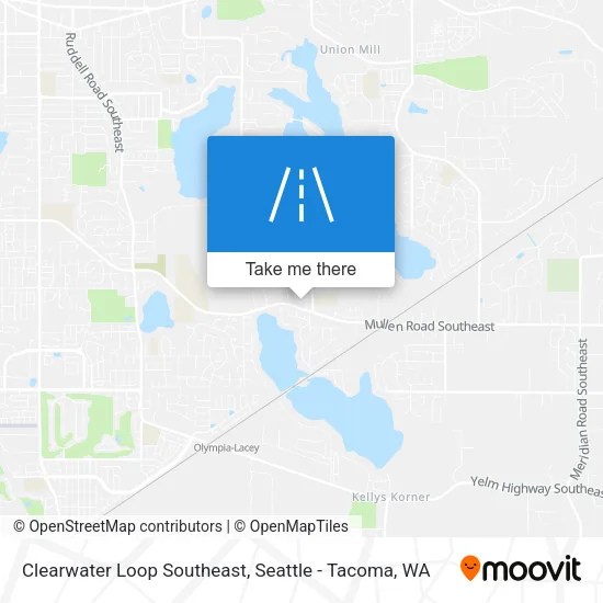 Clearwater Loop Southeast map