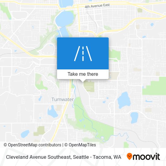 Cleveland Avenue Southeast map