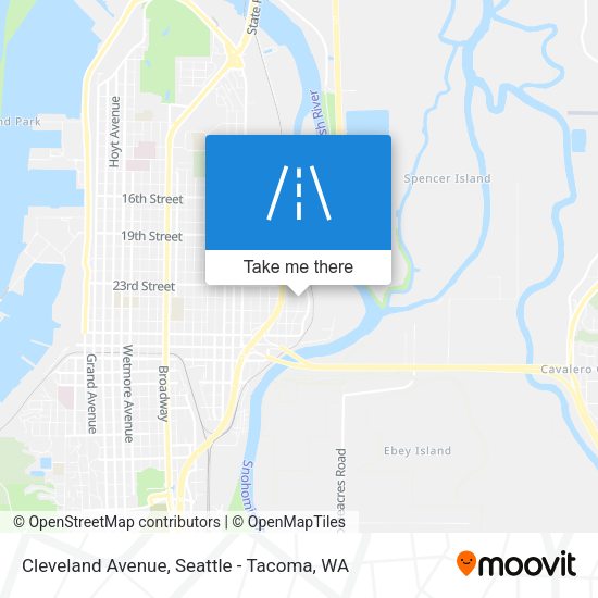 Mapa de Cleveland Avenue