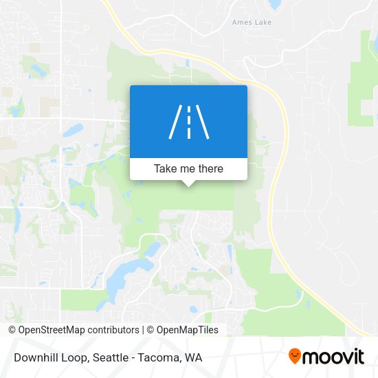 Downhill Loop map