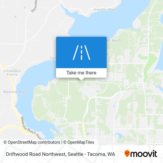 Driftwood Road Northwest map