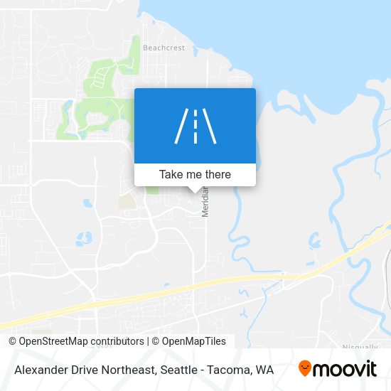 Alexander Drive Northeast map