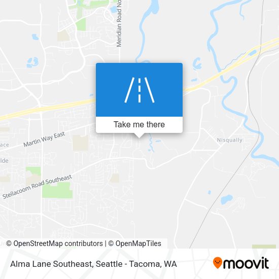 Alma Lane Southeast map