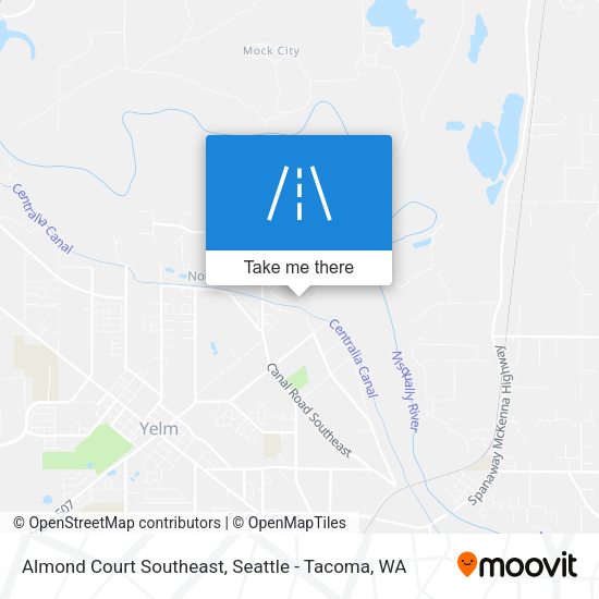 Almond Court Southeast map