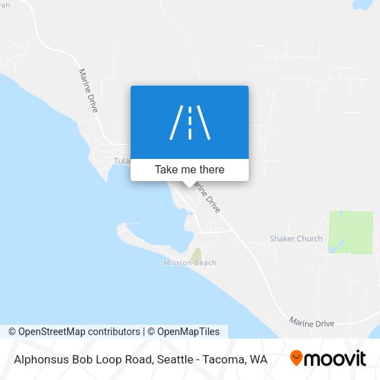 Mapa de Alphonsus Bob Loop Road