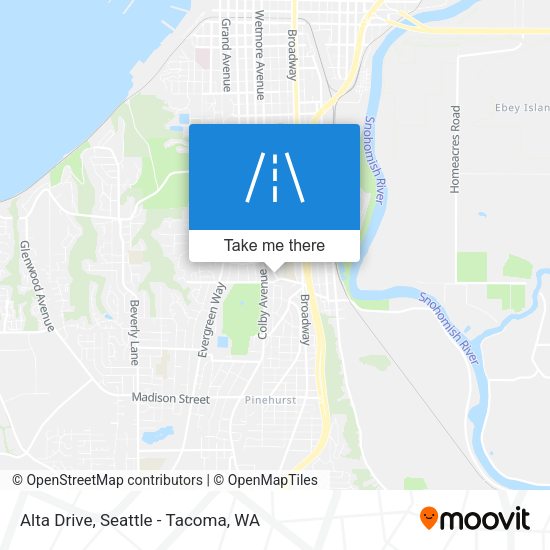 Alta Drive map