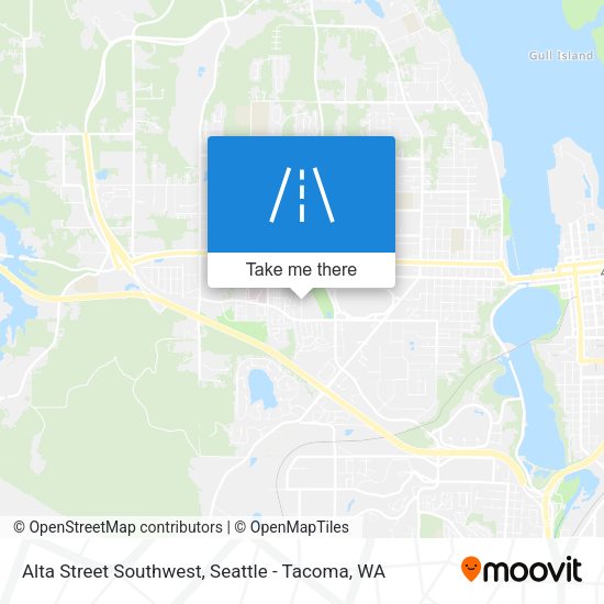 Alta Street Southwest map