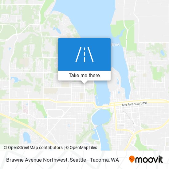 Brawne Avenue Northwest map