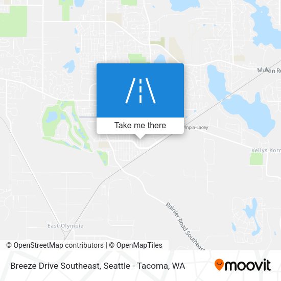 Breeze Drive Southeast map