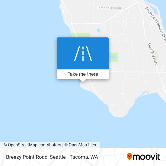 Breezy Point Road map