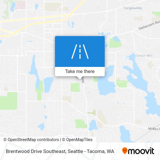Brentwood Drive Southeast map