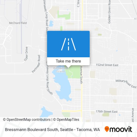Bressmann Boulevard South map