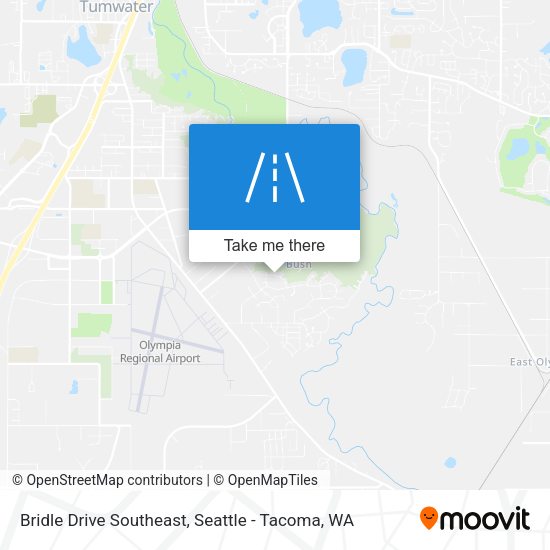 Mapa de Bridle Drive Southeast