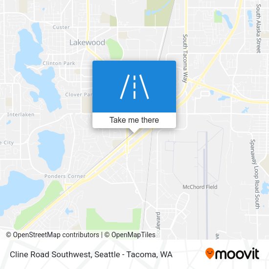 Mapa de Cline Road Southwest