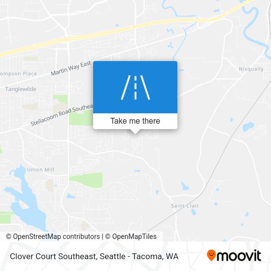 Clover Court Southeast map
