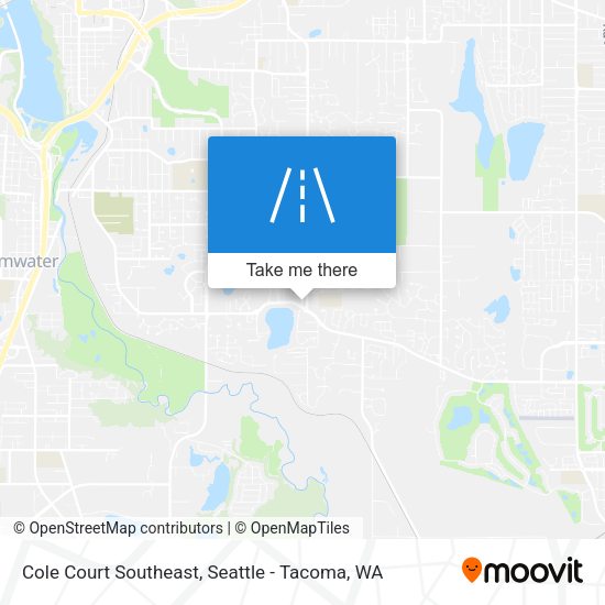 Mapa de Cole Court Southeast