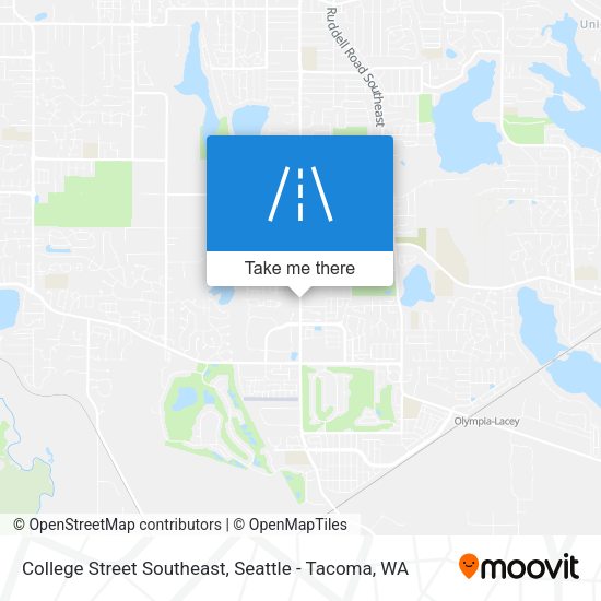 Mapa de College Street Southeast