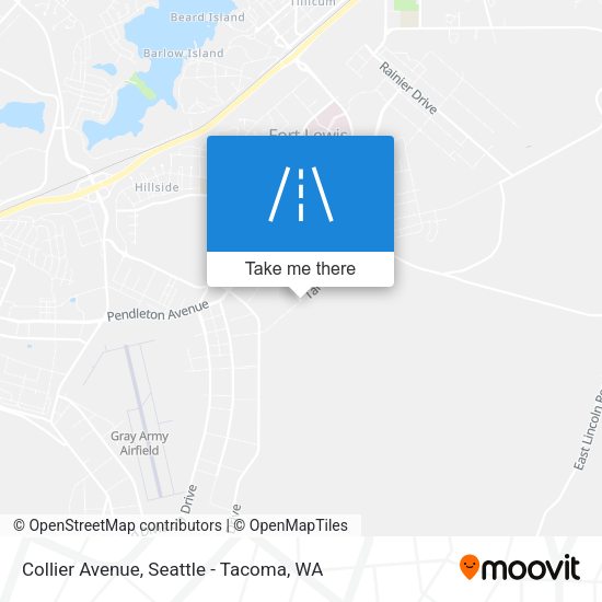 Mapa de Collier Avenue