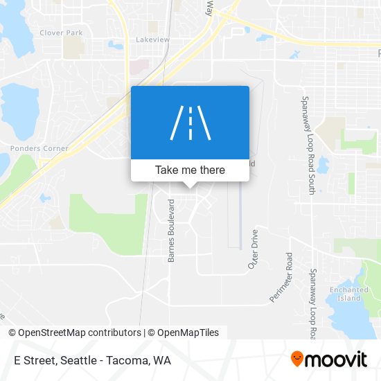 E Street map