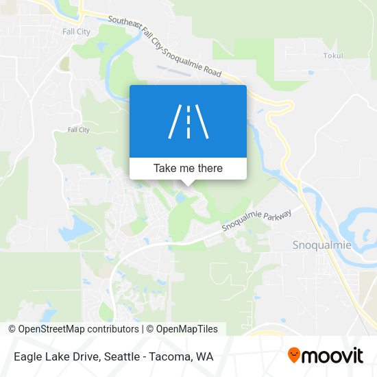 Eagle Lake Drive map