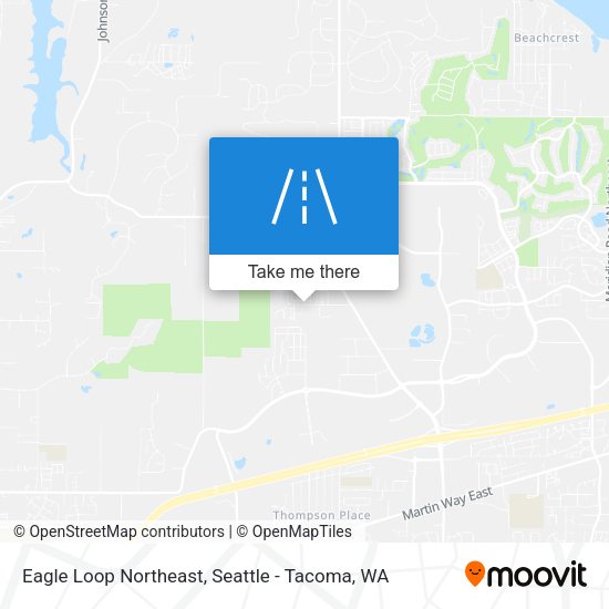 Mapa de Eagle Loop Northeast