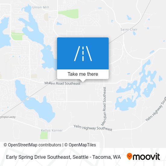 Early Spring Drive Southeast map