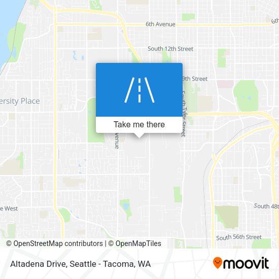 Mapa de Altadena Drive